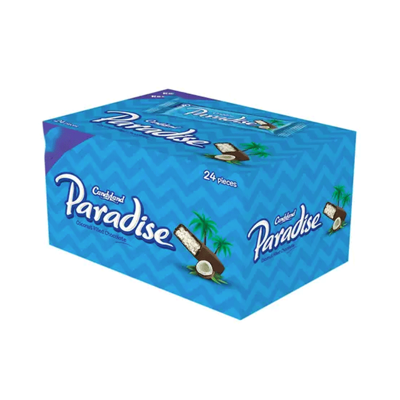 CANDYLAND PARADISE COCONUT CHOCOLATE 24`S